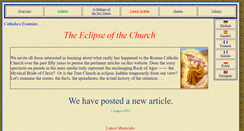 Desktop Screenshot of eclipseofthechurch.com